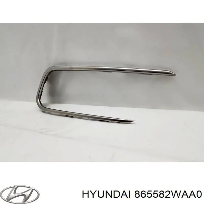 Обід (окантовка) фари противотуманної, правої Hyundai/Kia 865582WAA0 ціна, від 25.37 USD