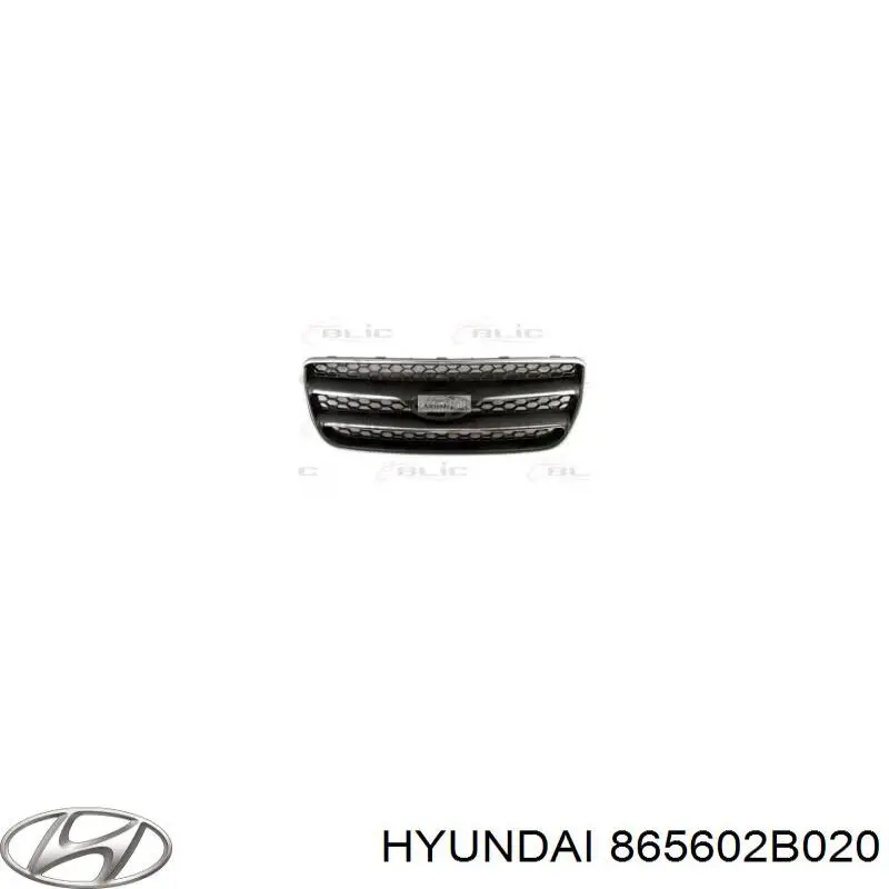 Решітка радіатора 865612B020 Hyundai/Kia