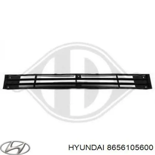 Решітка переднього бампера, центральна Hyundai/Kia 8656105600 ціна, від 11.63 USD