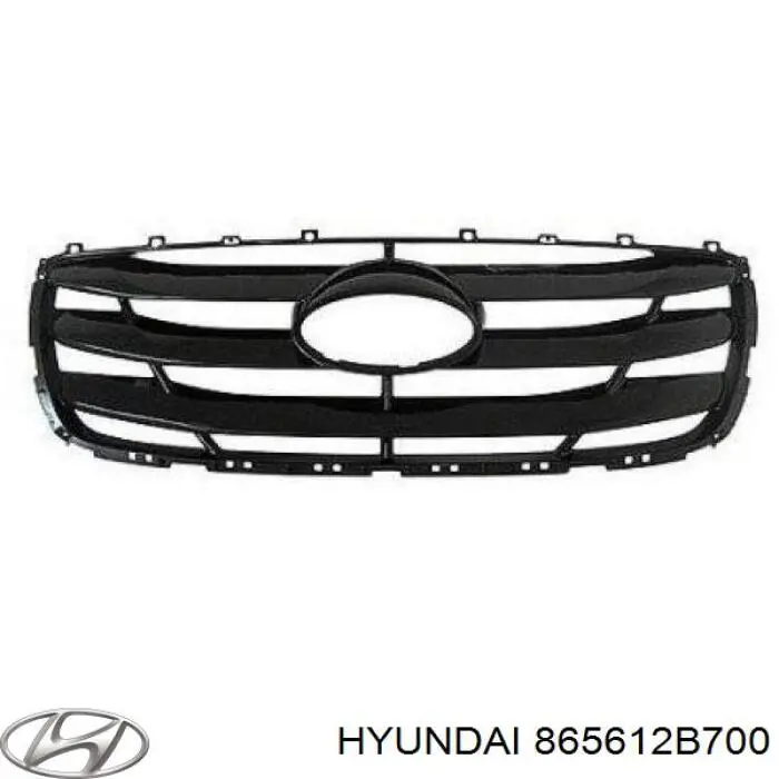 Облицювання радіатора Hyundai/Kia 865612B700 ціна, від 36.30 USD