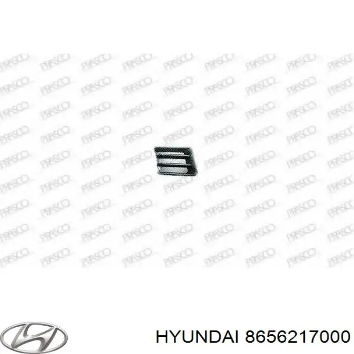 Заглушка/ решітка протитуманних фар бампера переднього, ліва Hyundai Matrix (FC) (Хендай Матрікс)