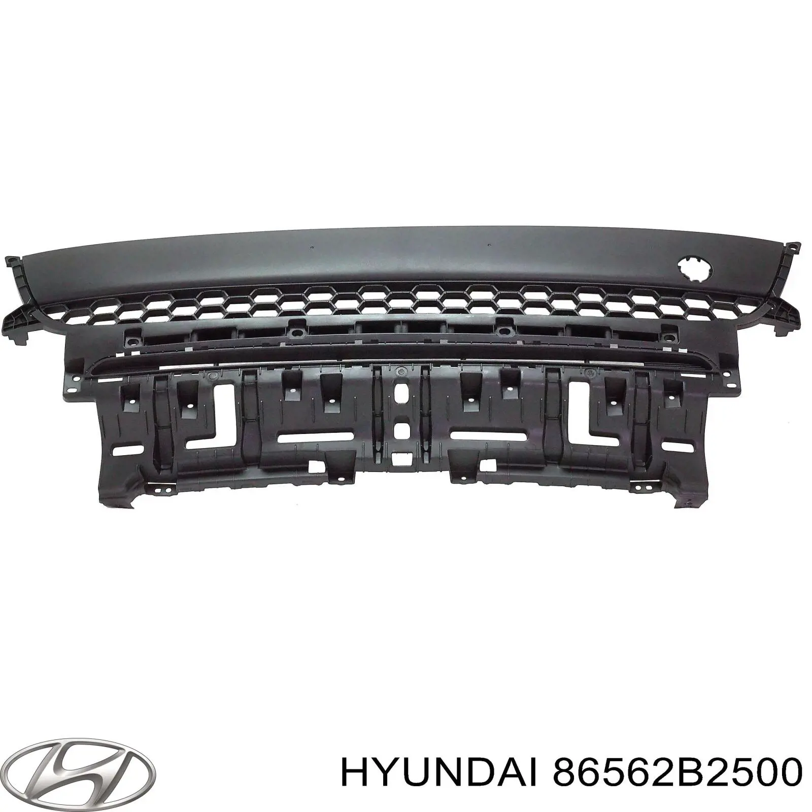 86562B2500 Hyundai/Kia Решітка переднього бампера, нижня