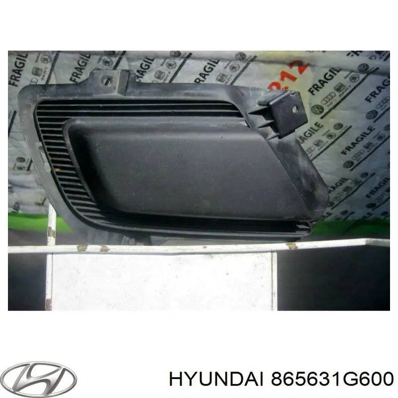 Заглушка під протитуманні фари, ліва Hyundai/Kia 865631G600 ціна, від 38.51 USD