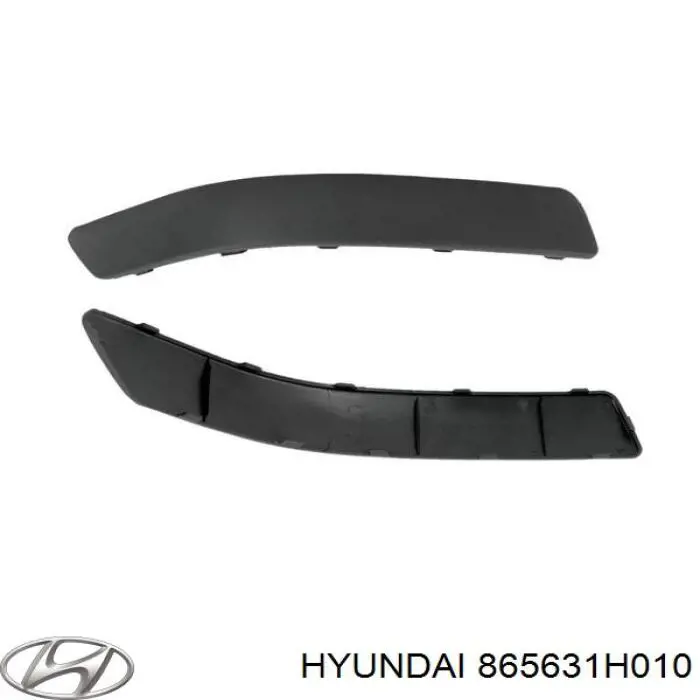 Купити 865631H010 Hyundai/Kia Заглушка, решітка протитуманних фар бампера переднього, ліва