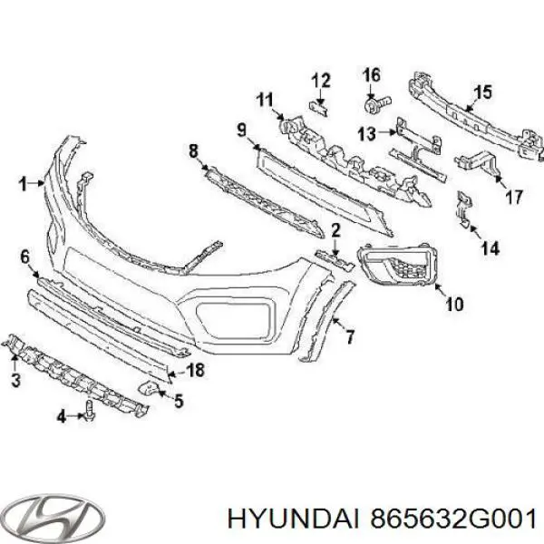 865632G001 Hyundai/Kia 