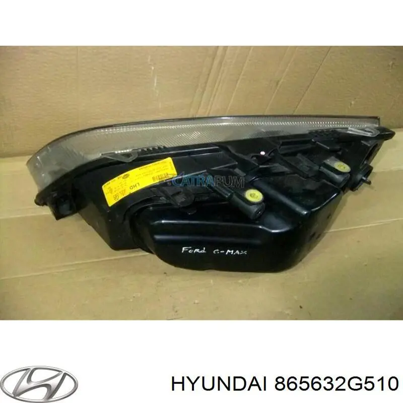 865632G510 Hyundai/Kia заглушка/ решітка протитуманних фар бампера переднього, ліва