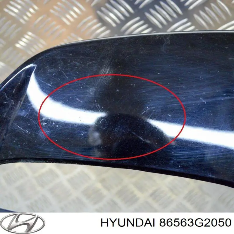 Обід (окантовка) фари протитуманної, лівої 86563G2050 Hyundai/Kia