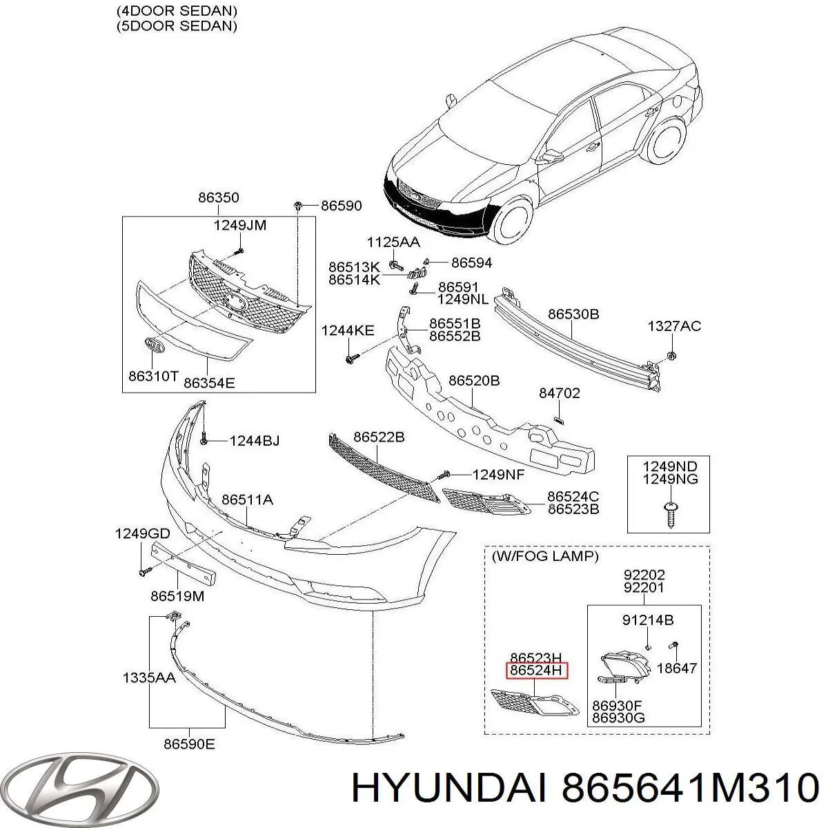 Купити 865641M310 Hyundai/Kia 