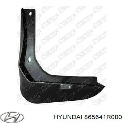 865641R000 Hyundai/Kia заглушка/ решітка протитуманних фар бампера переднього, права