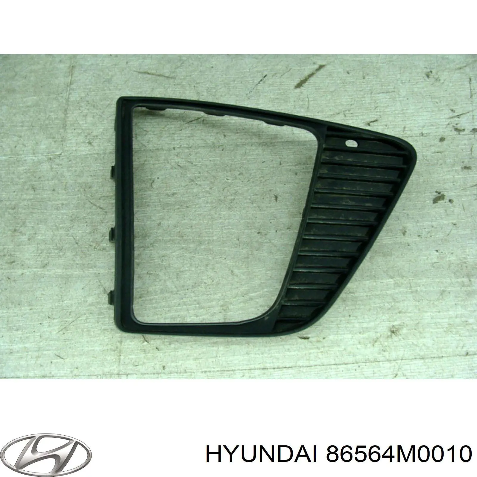 86564M0010 Hyundai/Kia Заглушка, решітка протитуманних фар бампера переднього, права