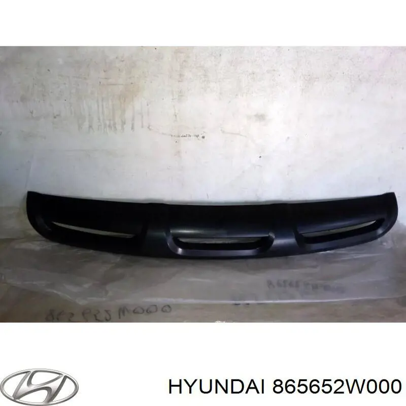Накладка бампера переднього Hyundai Santa Fe 3 (DM) (Хендай Санта фе)