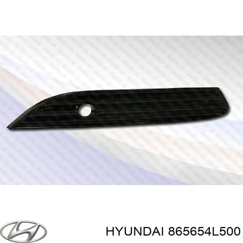 Решітка переднього бампера, ліва Hyundai SOLARIS (SBR11) (Хендай Соляріс)