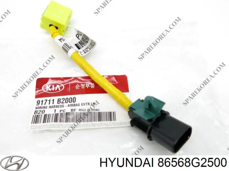 Купити 86568G2500 Hyundai/Kia Дефлектор переднього бампера, правий