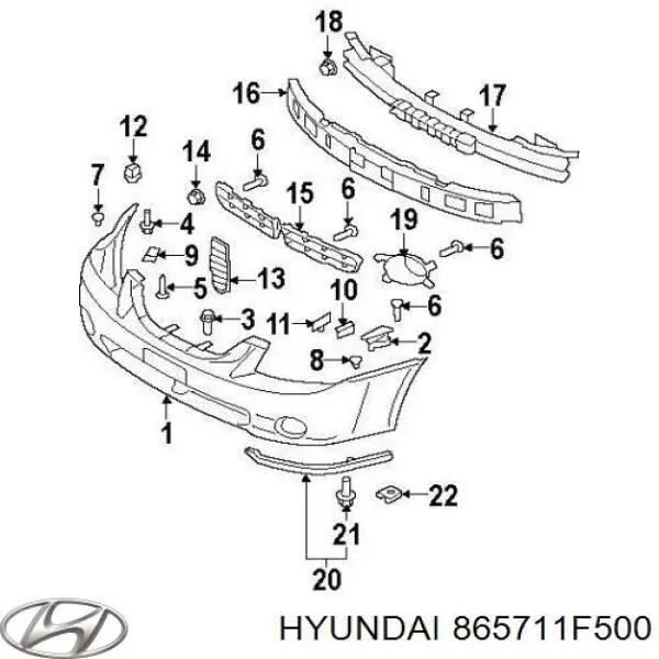  865711F500 Hyundai/Kia