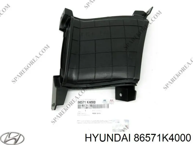 86571K4000 Hyundai/Kia Дефлектор переднього бампера, лівий