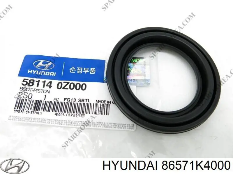 Дефлектор переднього бампера, лівий Hyundai/Kia 86571K4000 ціна, від 41.33 USD