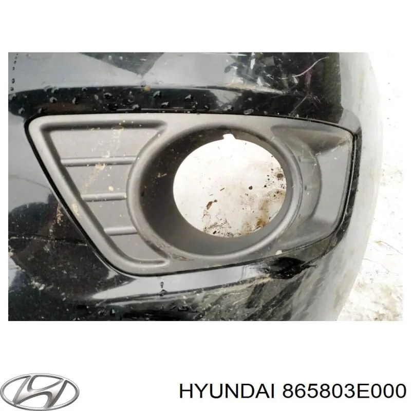 Кронштейн бампера переднього, центральний Hyundai/Kia 865803E000