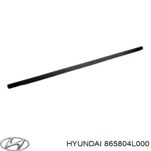 865804L000 Hyundai/Kia абсорбер (наповнювач бампера переднього)