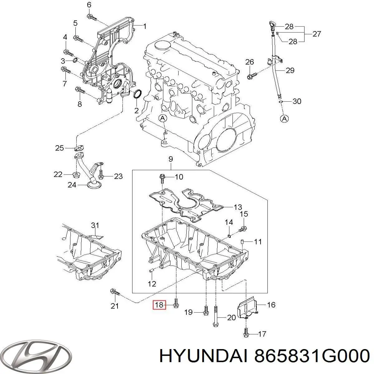 Кронштейн підсилювача переднього бампера Hyundai/Kia 865831G000 ціна, від 8.95 USD