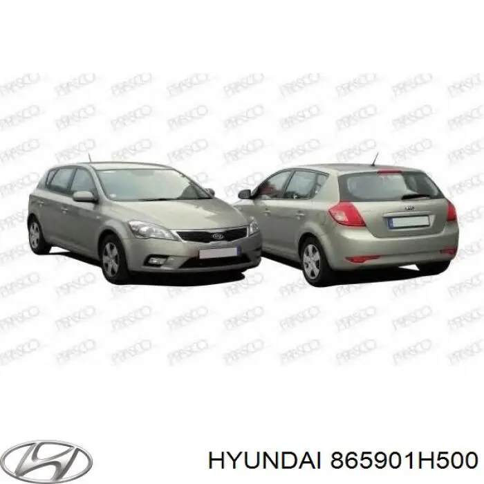 Купити 865901H500 Hyundai/Kia Спойлер переднього бампера