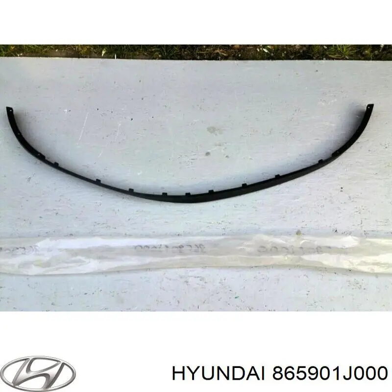Молдинг переднього бампера Hyundai I20 (PB) (Хендай Ай 20)