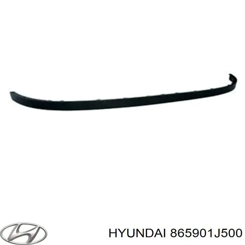 Спойлер переднього бампера на Hyundai I20 (PB)