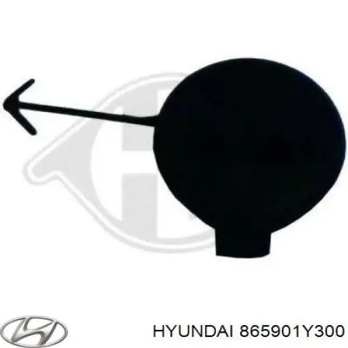 865901Y300 Hyundai/Kia спойлер переднього бампера