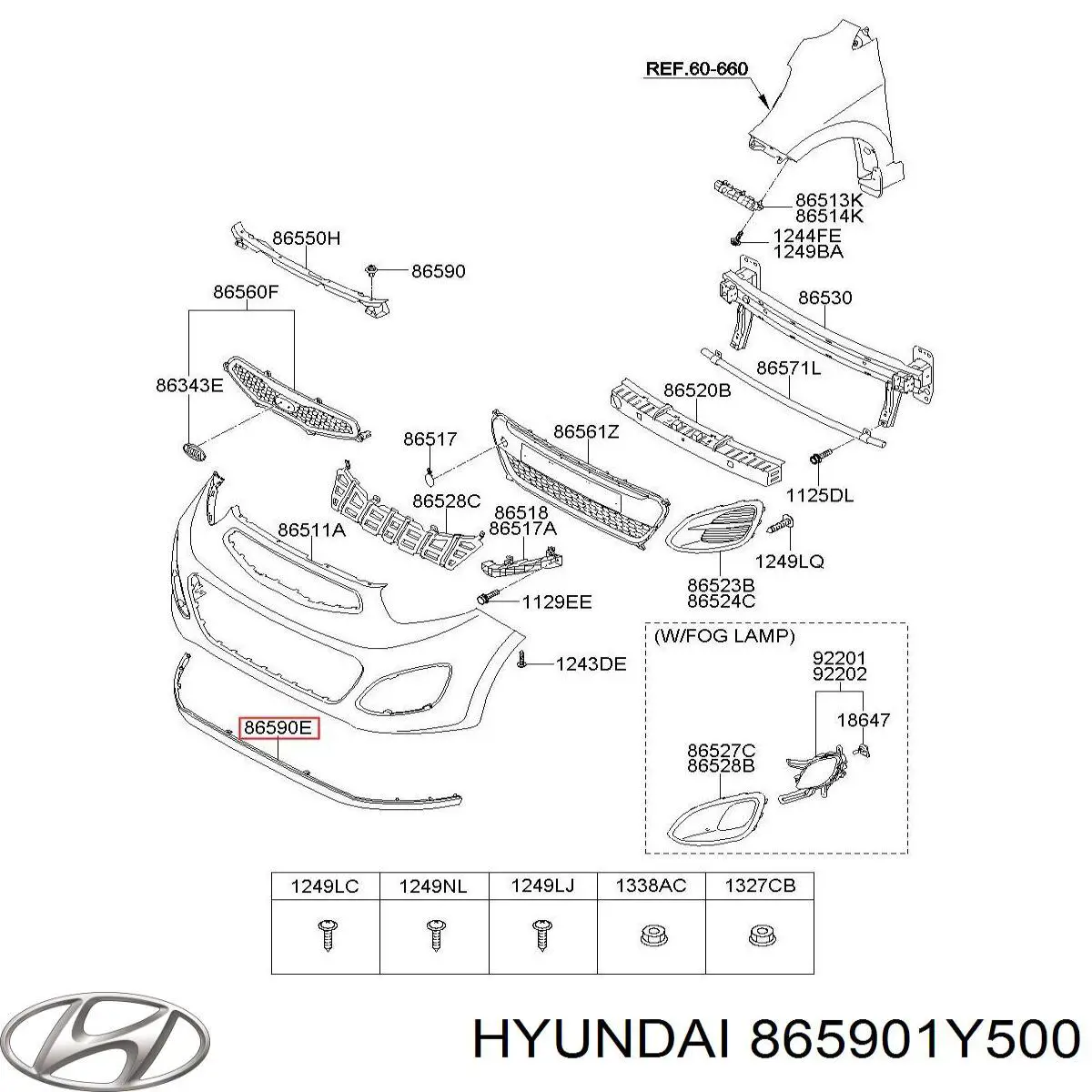  Hyundai/Kia 865901Y500 ціна, від 63.88 USD