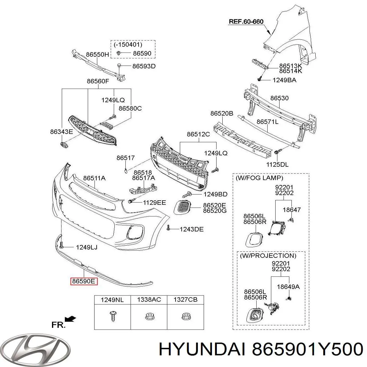 Купити 865901Y500 Hyundai/Kia 