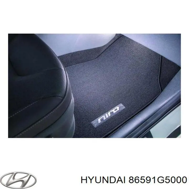 86591G5000 Hyundai/Kia Спліттер переднього бампера