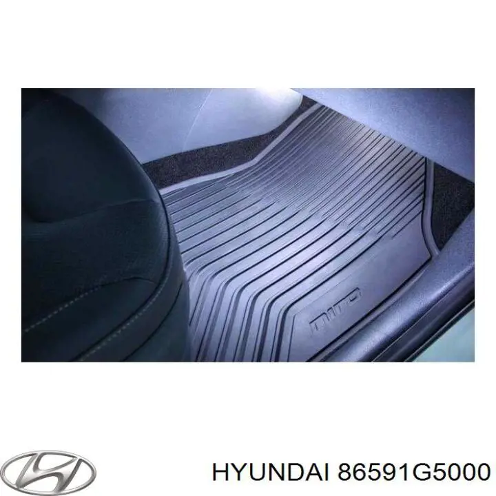 Нижня накладка на передній бампер Hyundai/Kia 86591G5000 ціна, від 34.34 USD