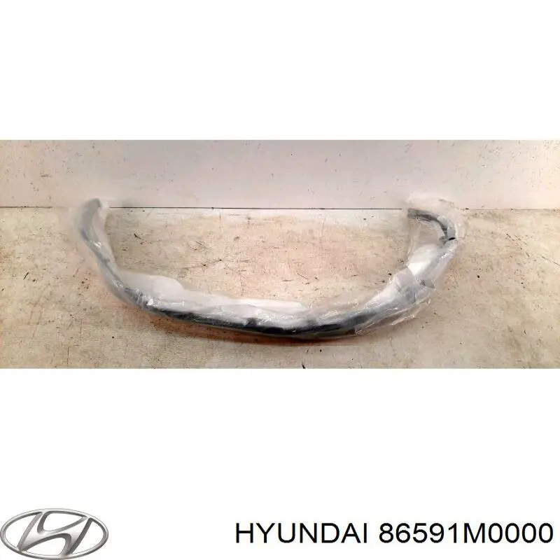 86591M0000 Hyundai/Kia Спліттер переднього бампера