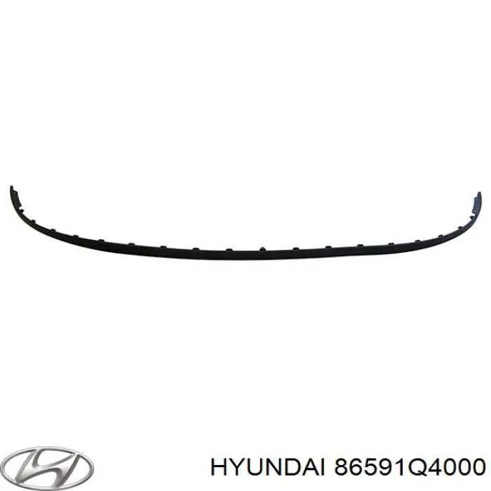 Захисна губа бампера переднього Hyundai/Kia 86591Q4000 ціна, від  USD