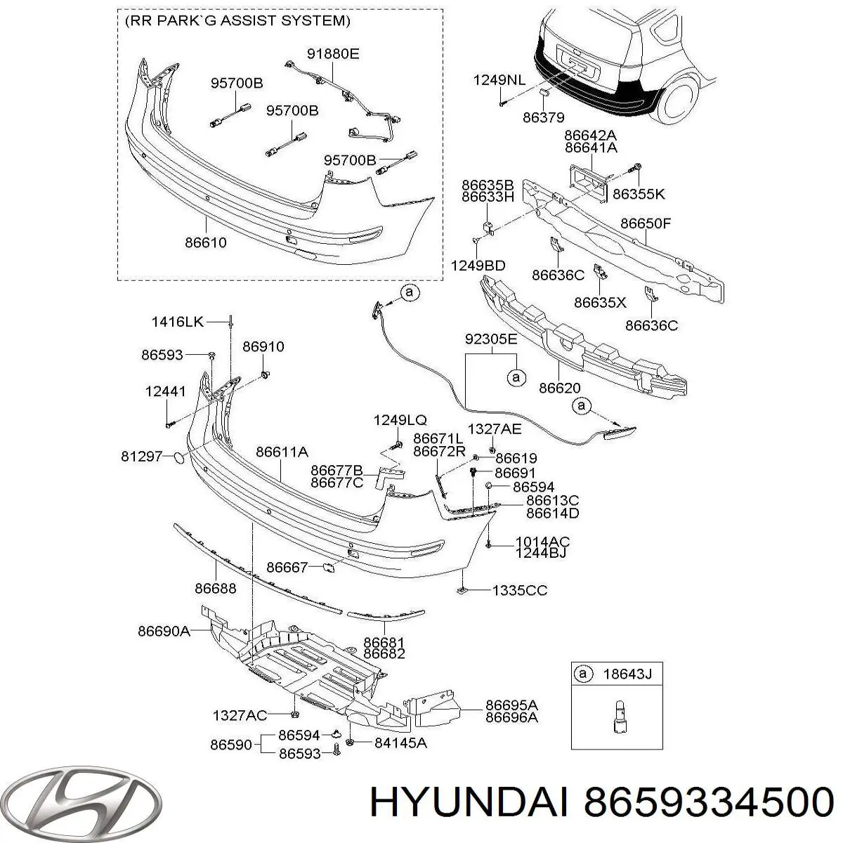 8659334500 Hyundai/Kia 