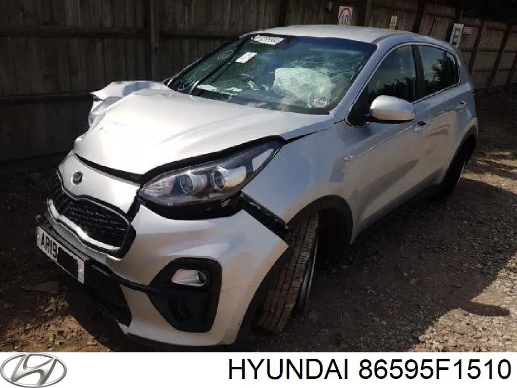 86595F1510 Hyundai/Kia Молдинг переднього бампера, лівий