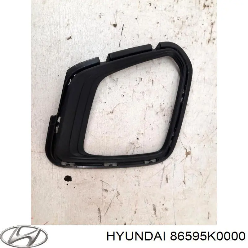 86595K0000 Hyundai/Kia Молдинг переднього бампера, лівий