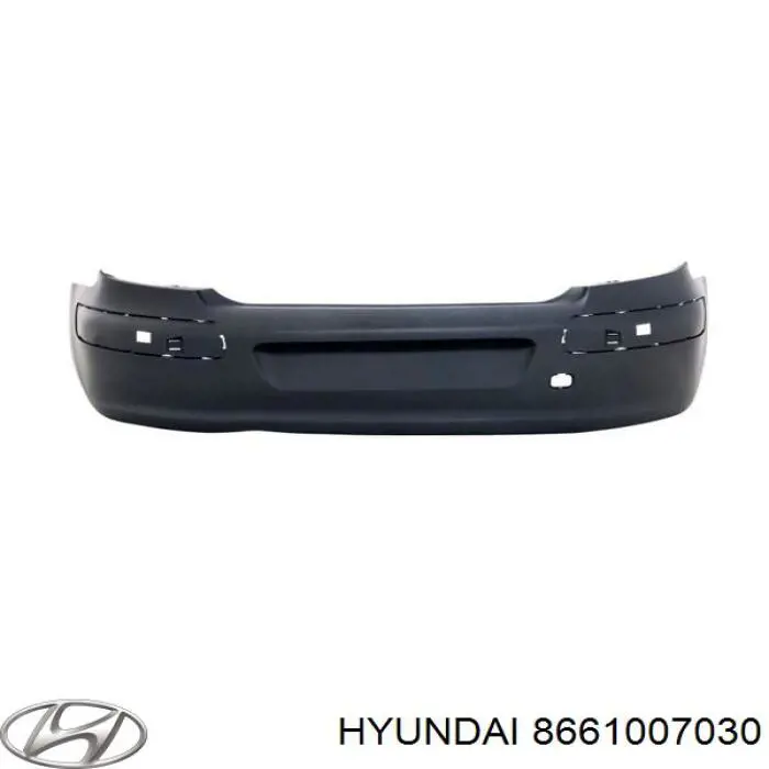 Бампер задній 8661007030 Hyundai/Kia