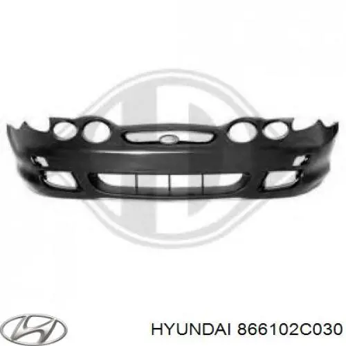 866102C030 Hyundai/Kia бампер задній