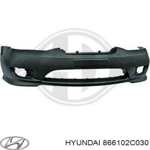 Купити 866102C030 Hyundai/Kia Задній бампер