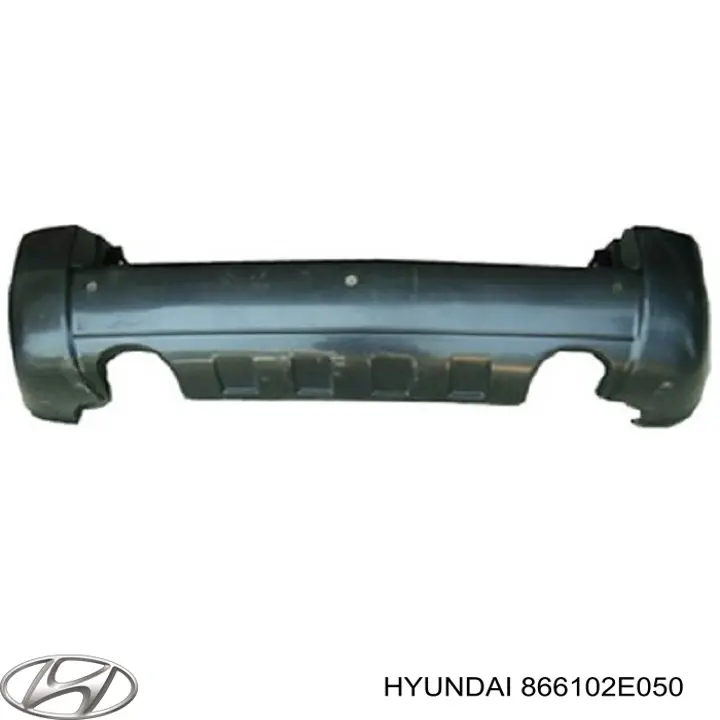 Купити 866102E050 Hyundai/Kia Задній бампер