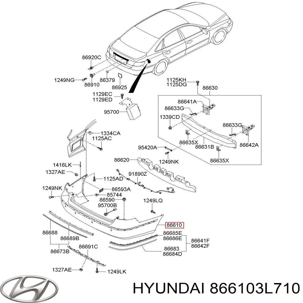  866103L710 Hyundai/Kia