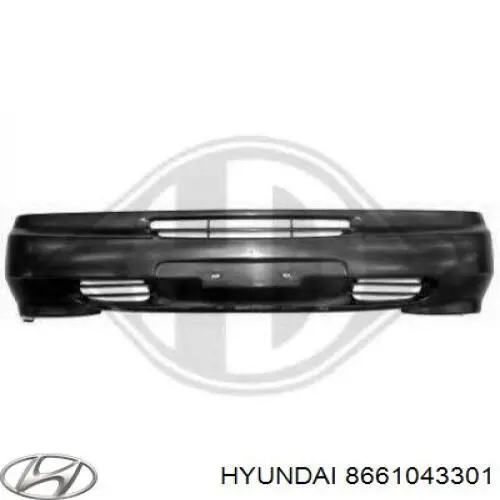 Бампер на авто Hyundai/Kia 8661043301 ціна, від 71.32 USD