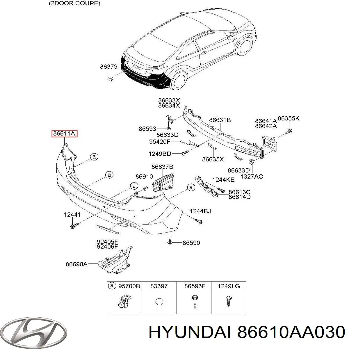  Hyundai/Kia 86610AA030 ціна, від 417.92 USD