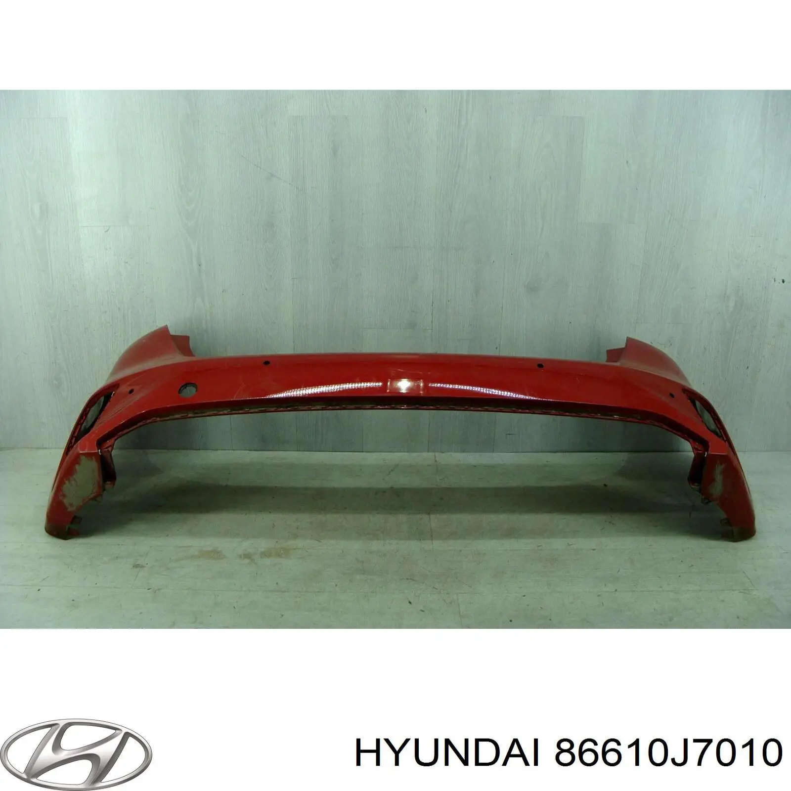 86610J7010 Hyundai/Kia Буфер (бампер) задній