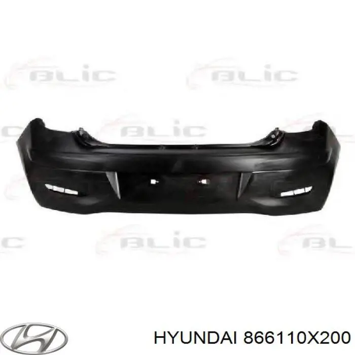 Кожух бампера заднього Hyundai/Kia 866110X200 ціна, від 237.96 USD