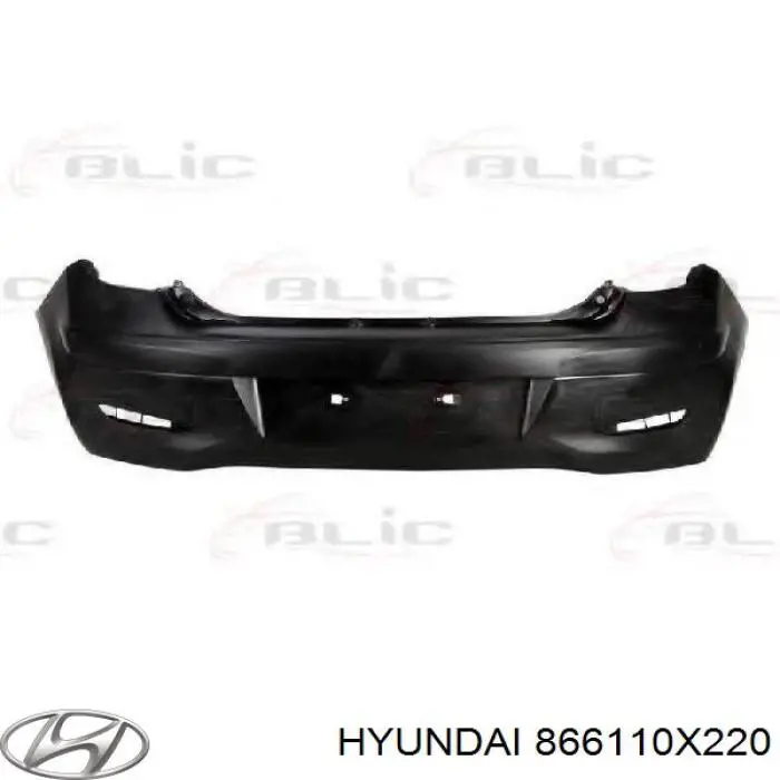 Кожух бампера заднього Hyundai/Kia 866110X220 ціна, від 96.98 USD