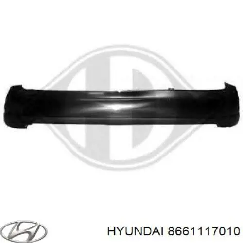 8661117010 Hyundai/Kia бампер задній