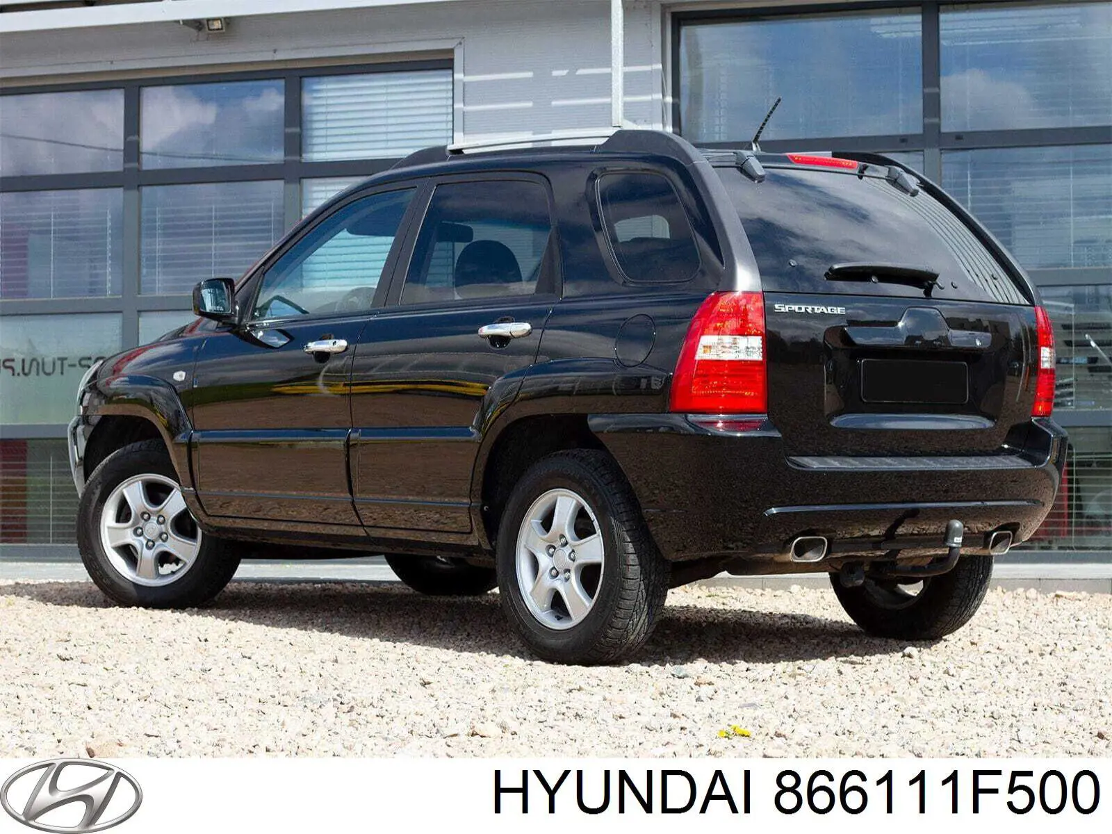866111F500 Hyundai/Kia бампер задній