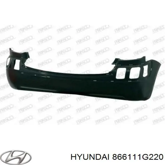 866111G220 Hyundai/Kia Буфер (бампер) задній