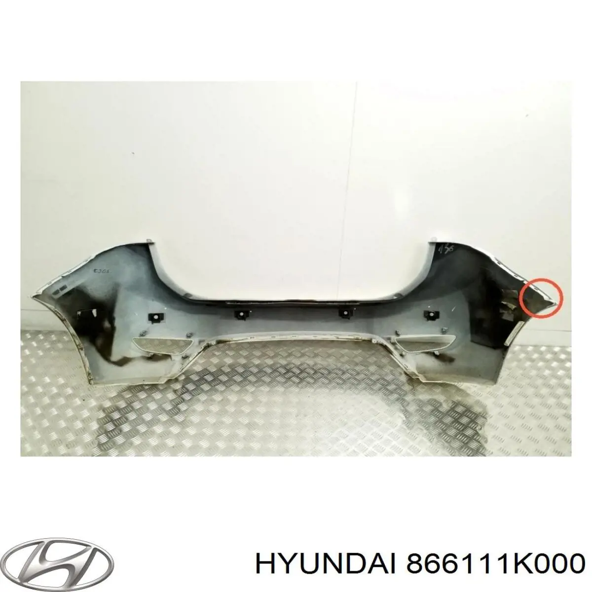 Купити 866111K000 Hyundai/Kia Задній бампер
